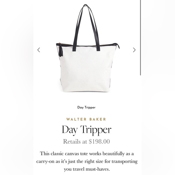 Walter Baker Carly Canvas Tote - Picture 2 of 6